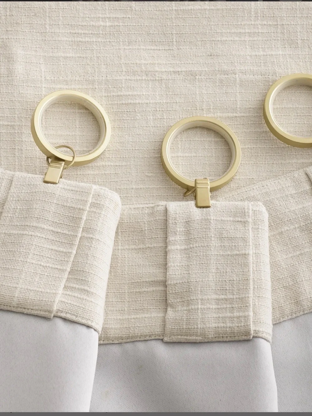 Quince Cotton Slub Room Darkening Curtain - Single Panel | 48x108 | natural
